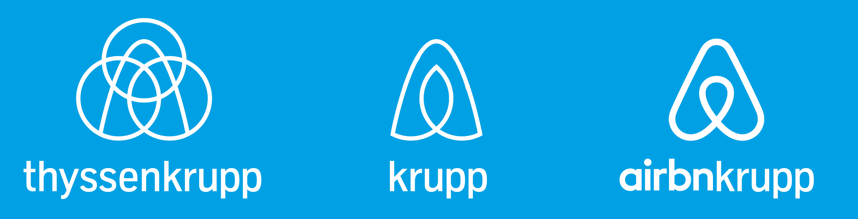 ThyssenKrupp and AirBnb logos